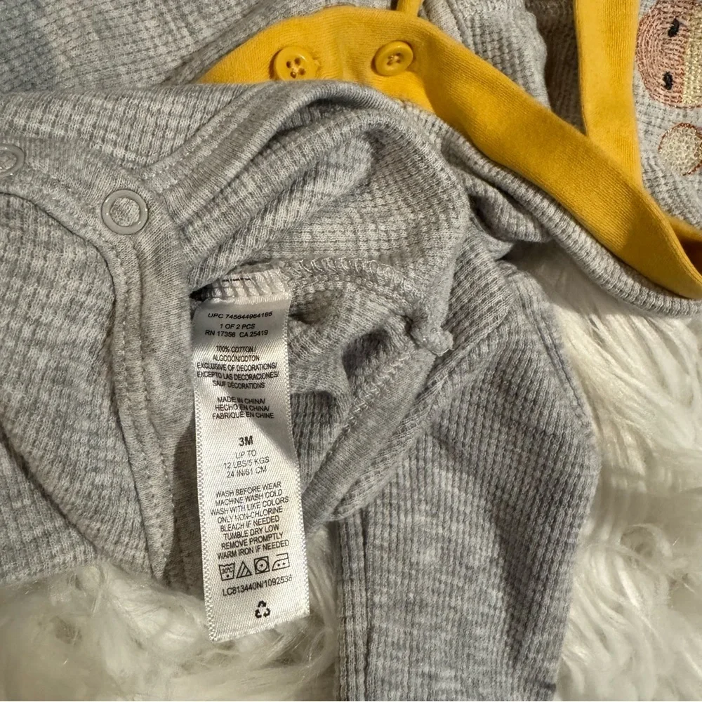 Little Me Baby Boy 3M Giraffe Outfit Set